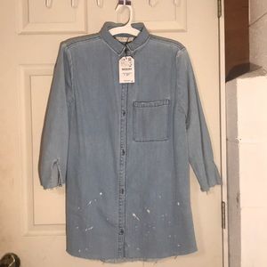 Zara girls casual collection BLUE DENIM size 13/14